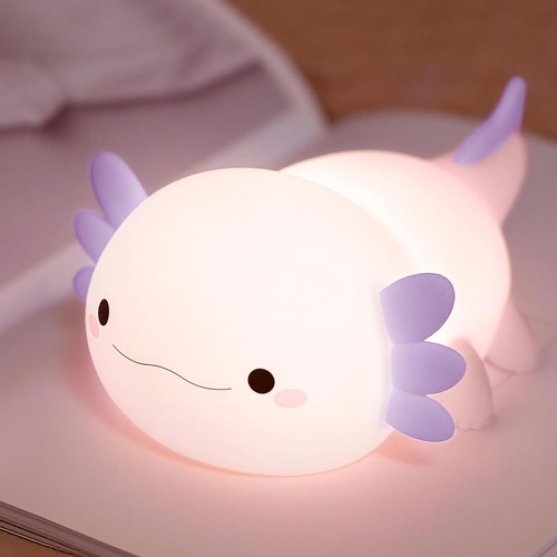 Axolotl nachtlicht usb lila - nachtlicht,